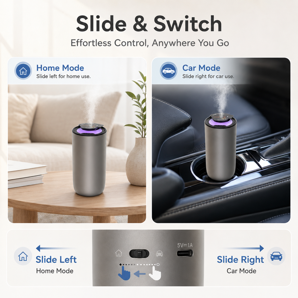 2-in-1 Luxury Aroma Diffuser