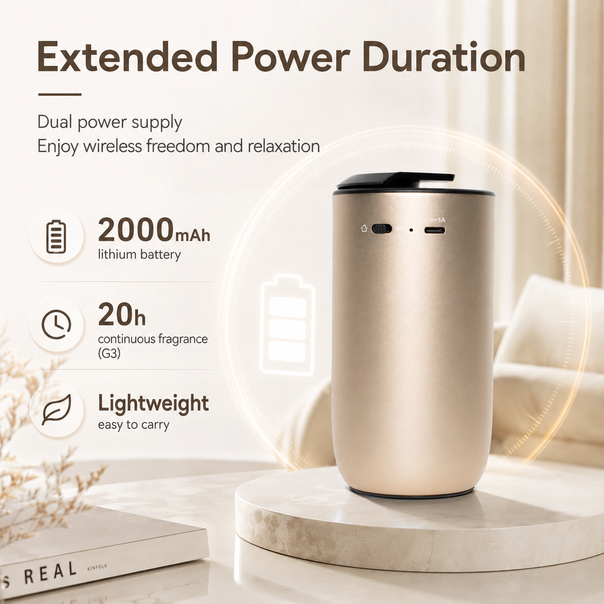 2-in-1 Luxury Aroma Diffuser